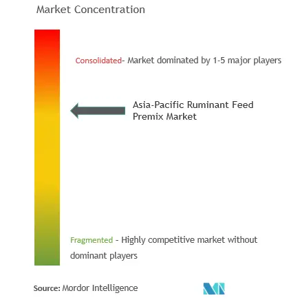 Asia-Pacific Ruminant Feed Premix Market Concentration