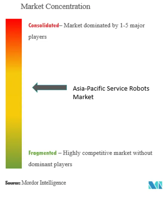 APAC Service Robots Market Concentration