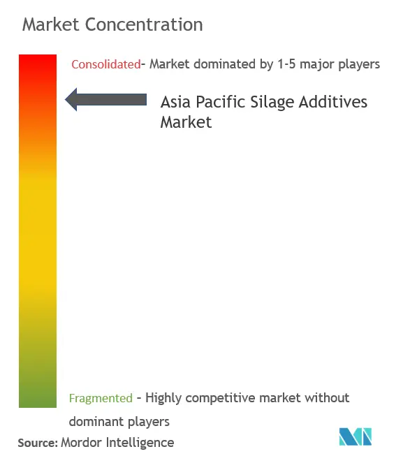 BASF SE、Archer Daniels Midland Company、ForFarmers NV、Chr.Hansen、Lallemand Animal Nutrition