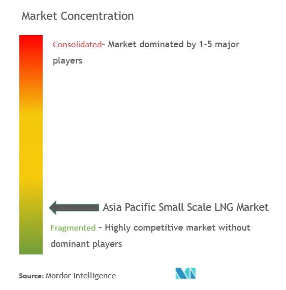 Asia-Pacific Small-scale LNG Market Concentration