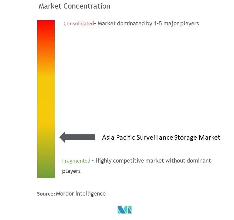 Asia-Pacific Surveillance Storage Market Concentration