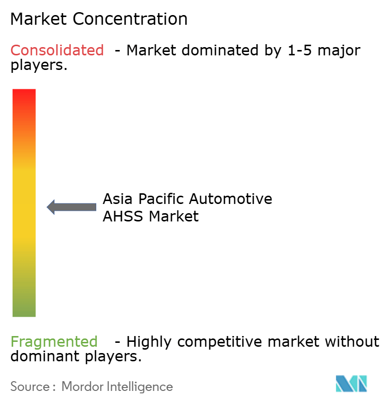 Asia-Pacific Automotive AHSS Market Concentration