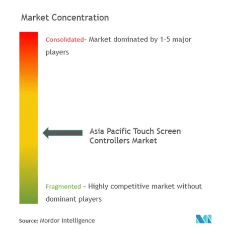 Asia Pacific Touch Screen Controllers Market Concentration