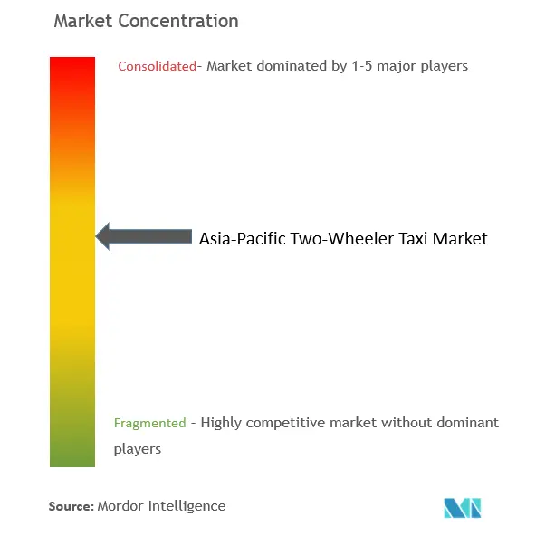 APAC Two-Wheeler Taxi Market Concentration