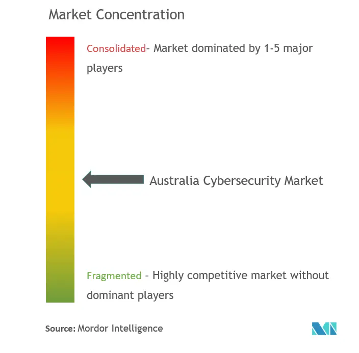 Australia Cybersecurity Market  Concentration