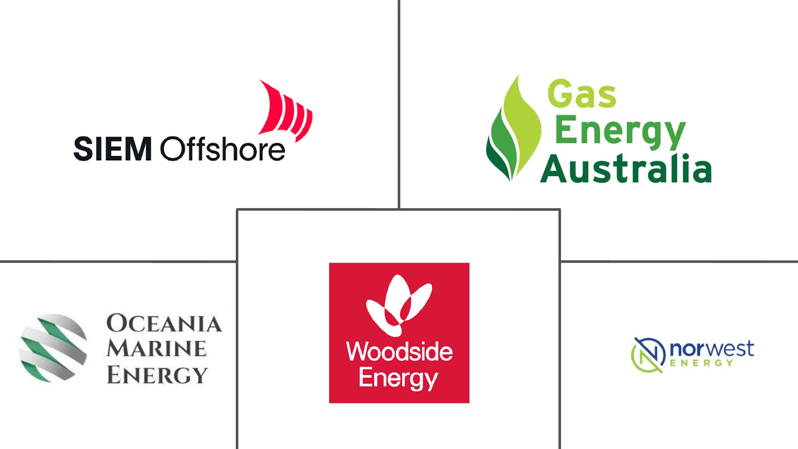 澳大利亚液化天然气加注市场主要参与者