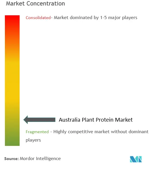 호주 식물단백질 시장 집중도