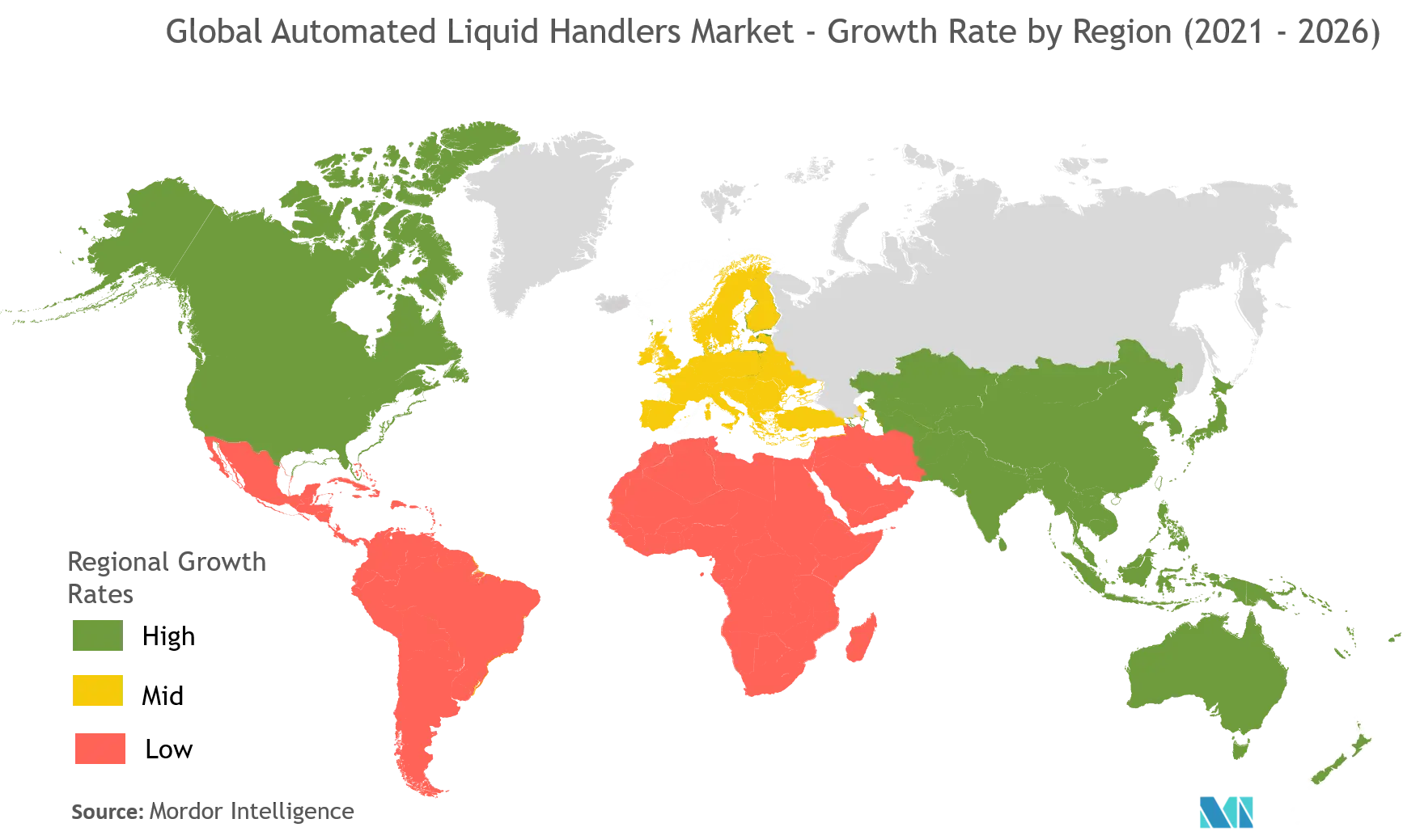 automated liquid handling market share
