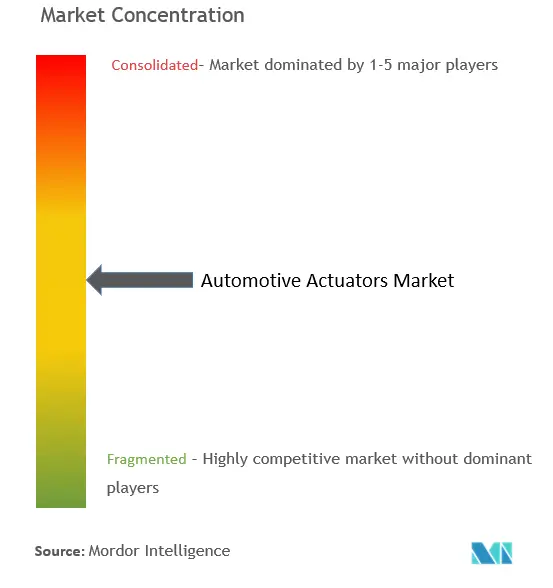 Automotive Actuator Market Concentration