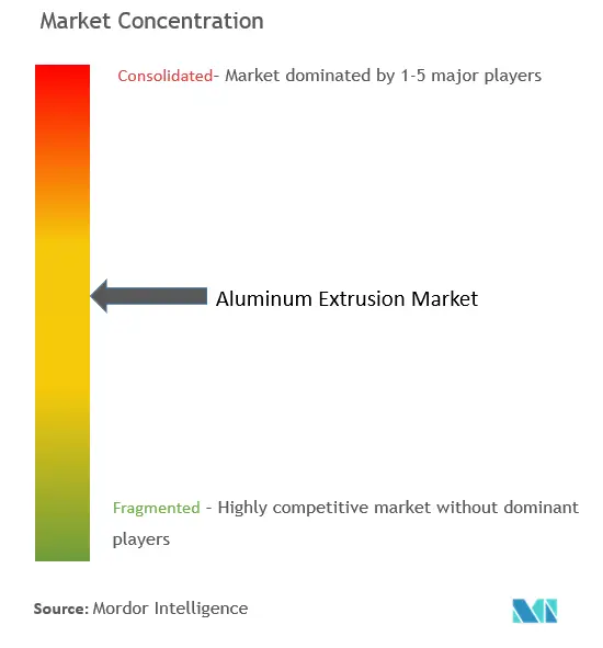 Aluminum Extrusion Market Concentration