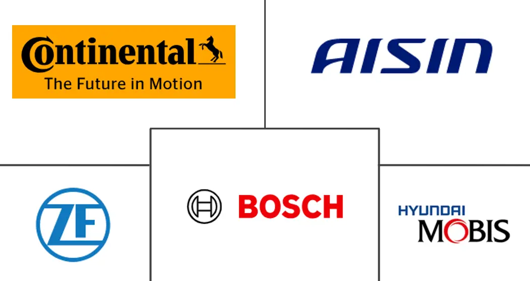 Principais participantes em Mercado de Sistema Automotivo de Frenagem Autônoma de Emergência indústria
