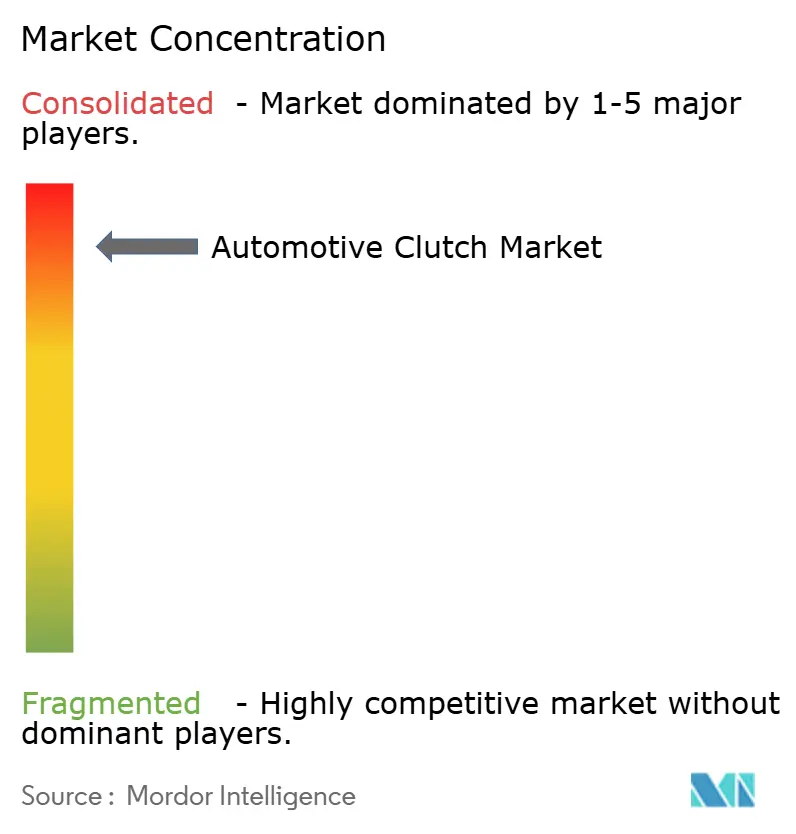 Automotive Clutch Market Concentration