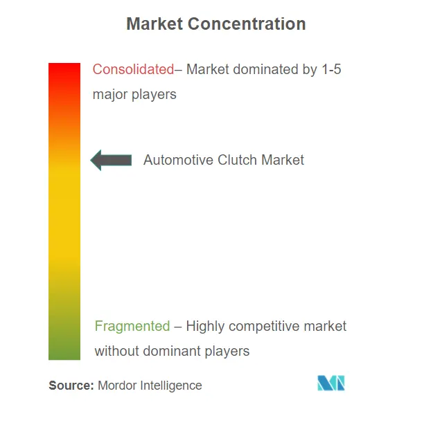 Automotive Clutch Market Concentration