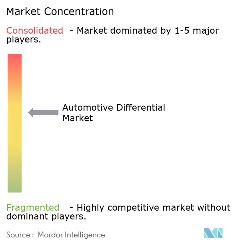 Automotive Differential Market Concentration