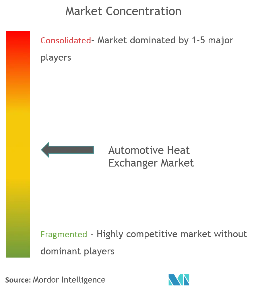Automotive Heat Exchanger Market - concentration