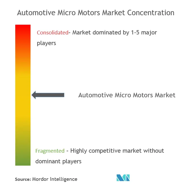 Automotive Micromotors Market Concentration