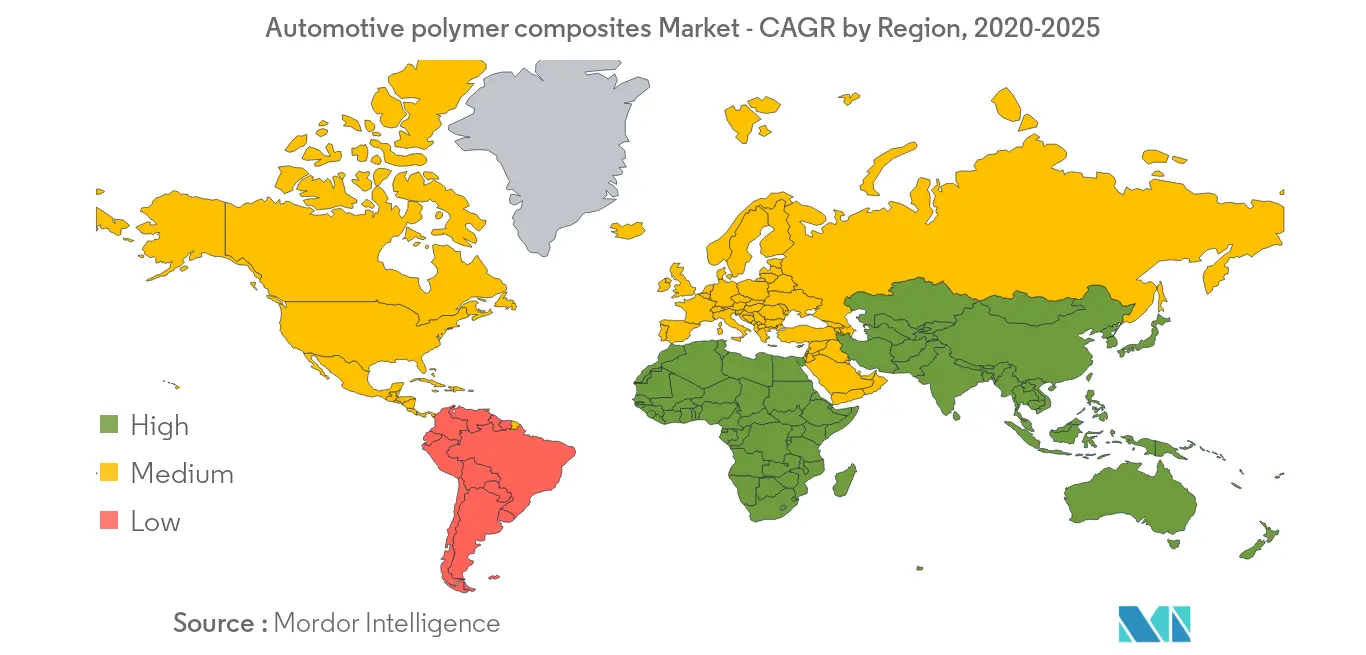 Automotive Polymer Composites Market Growth by Region