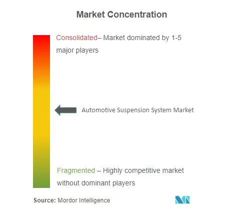 Automotive Suspension System Market Concentration