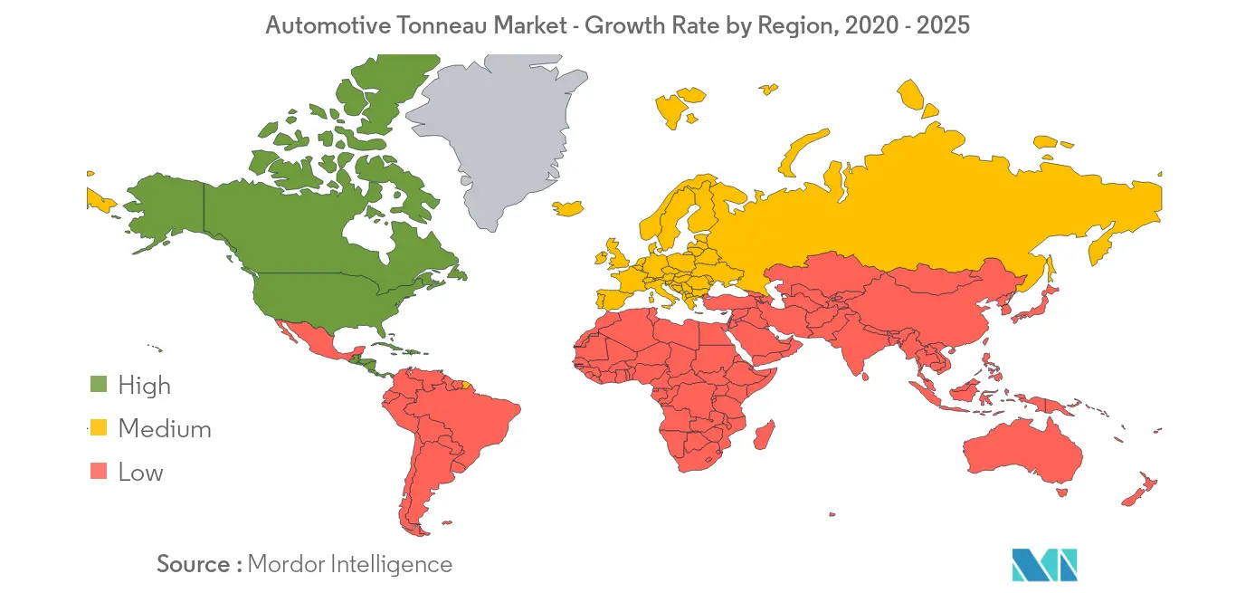 Analyse de la taille et de la part du marché de la couverture tonneau  automobile - Rapport de recherche de lindustrie - Tendances de croissance