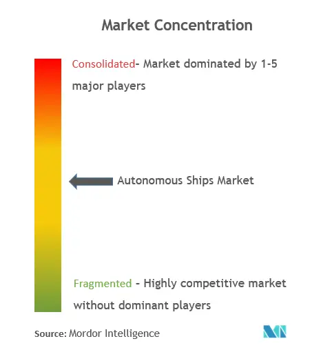 Concentración del mercado de buques autónomos