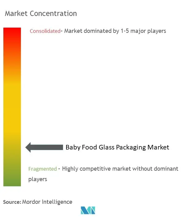 Baby Food Glass Packaging Market Concentration