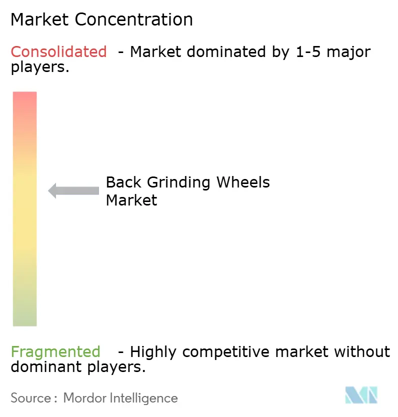 Back Grinding Wheels Market Concentration