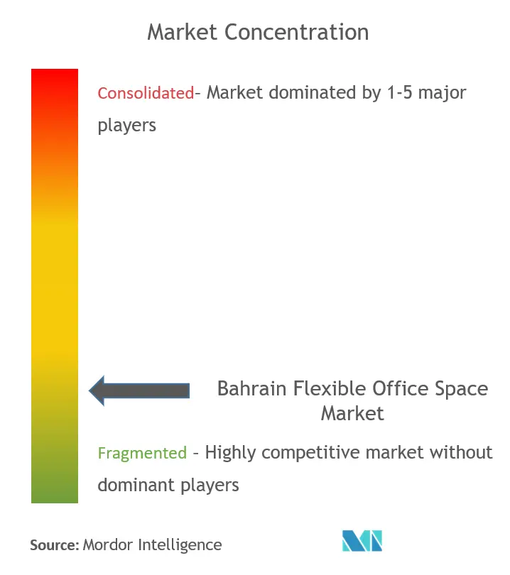 Thị trường không gian văn phòng linh hoạt Bahrain - Tập trung thị trường