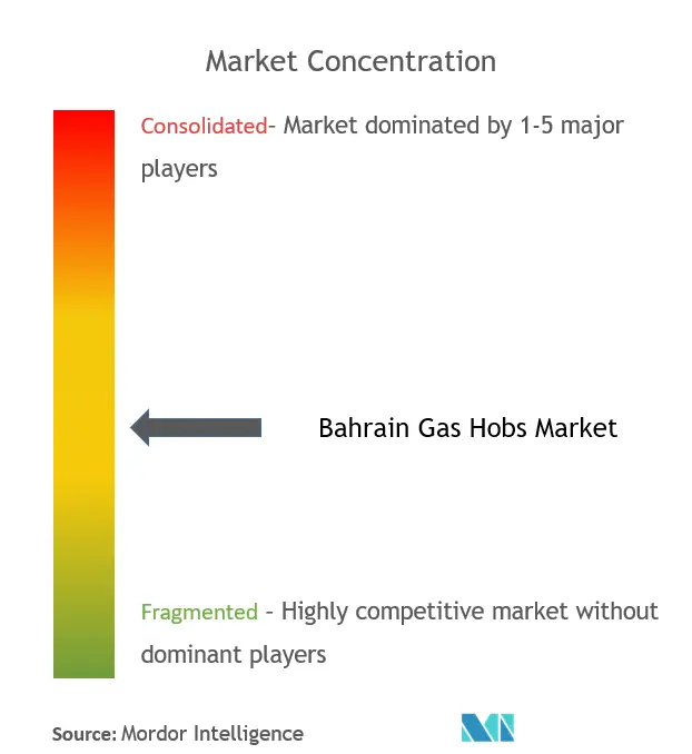 Gas Hobs Market Concentration