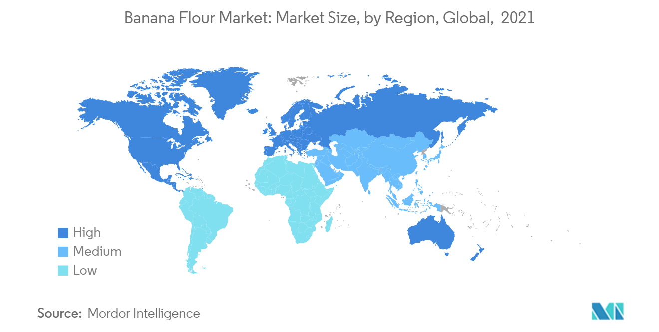 Banana Flour Market: Banana Flour Market: Market Size, by Region, Global,  2021