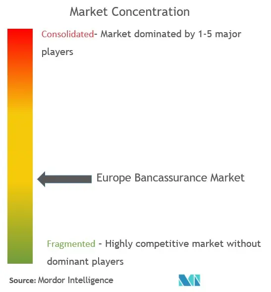  Europe Bancassurance Market Concentration