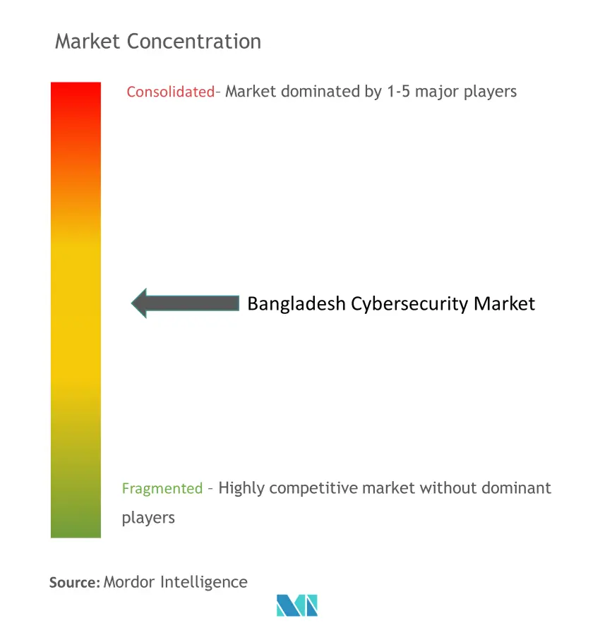 Bangladesh Cybersecurity Market Concentration