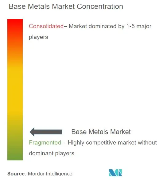 Base Metals Market Concentration