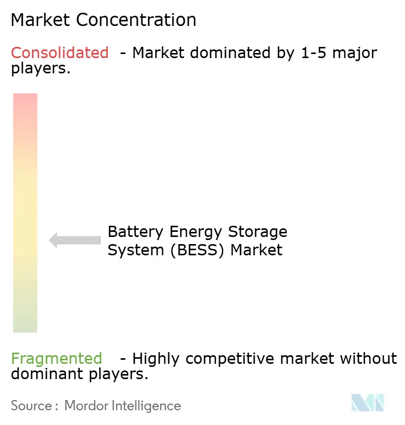 Battery Energy Storage System Market Concentration
