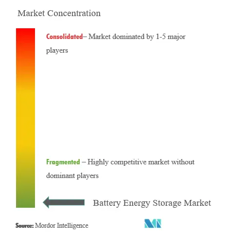 Battery Energy Storage System Market Concentration