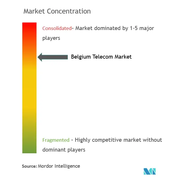 Belgium Telecom Market Concentration