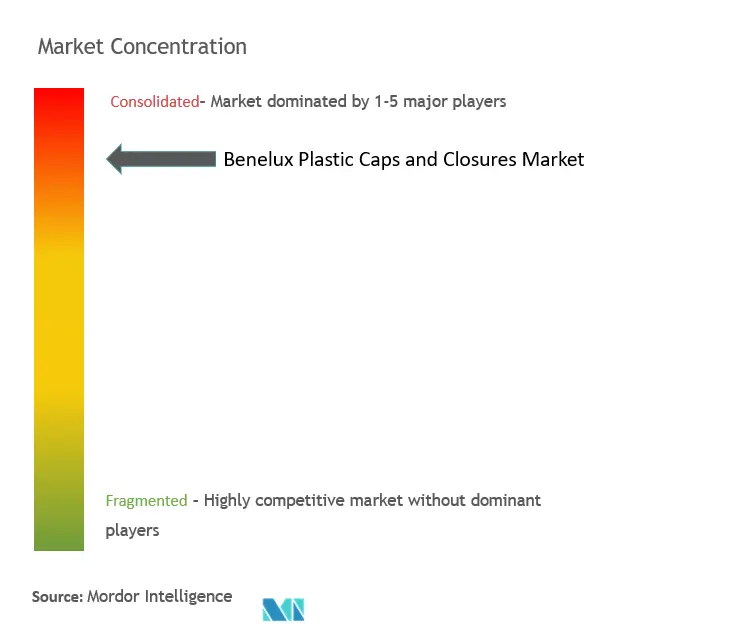 Benelux Plastic Caps And Closures Market Concentration