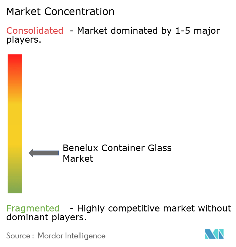 Benelux Container Glass Market Concentration