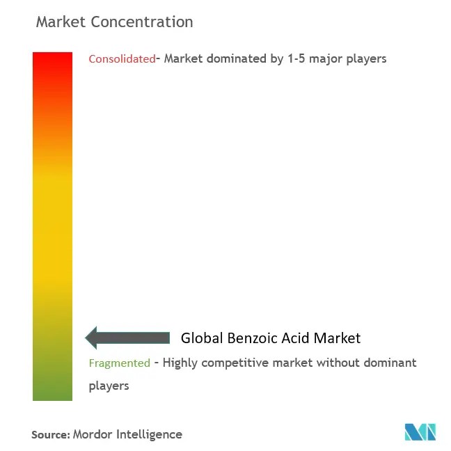 Benzoic Acid Market Concentration