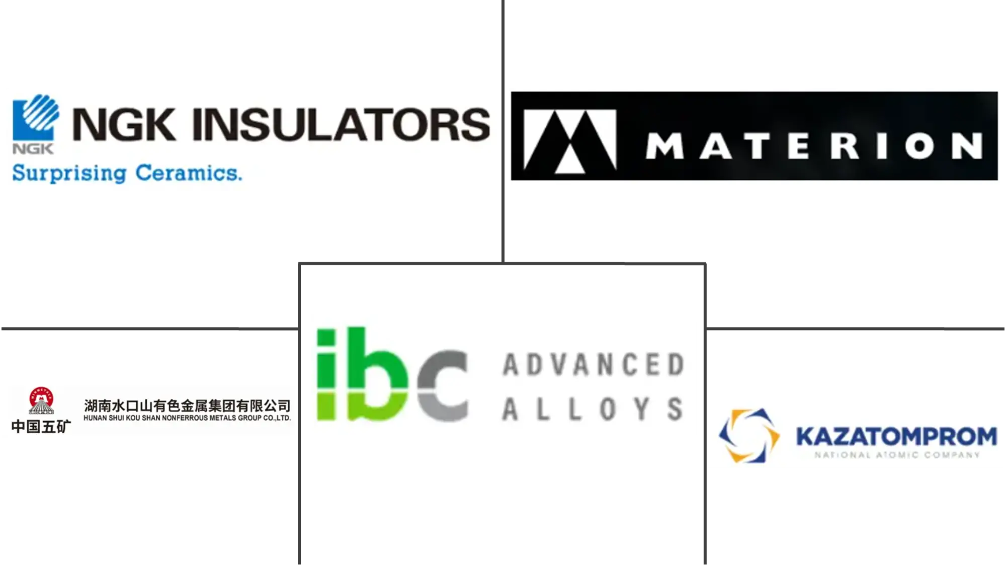 Major players in Beryllium industry