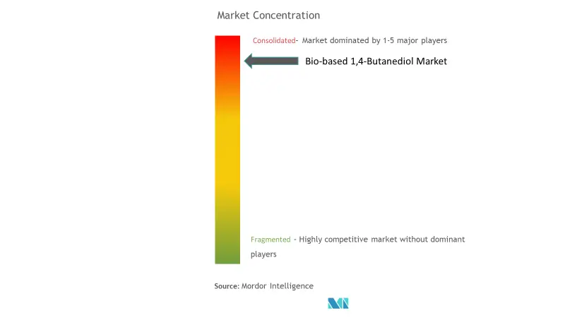 Bio-based 1,4-Butanediol Market Concentration