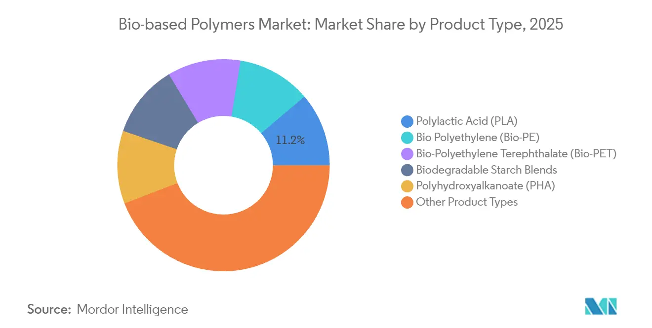 Bio-based Polymers Market: Market Share by Product Type, 2025