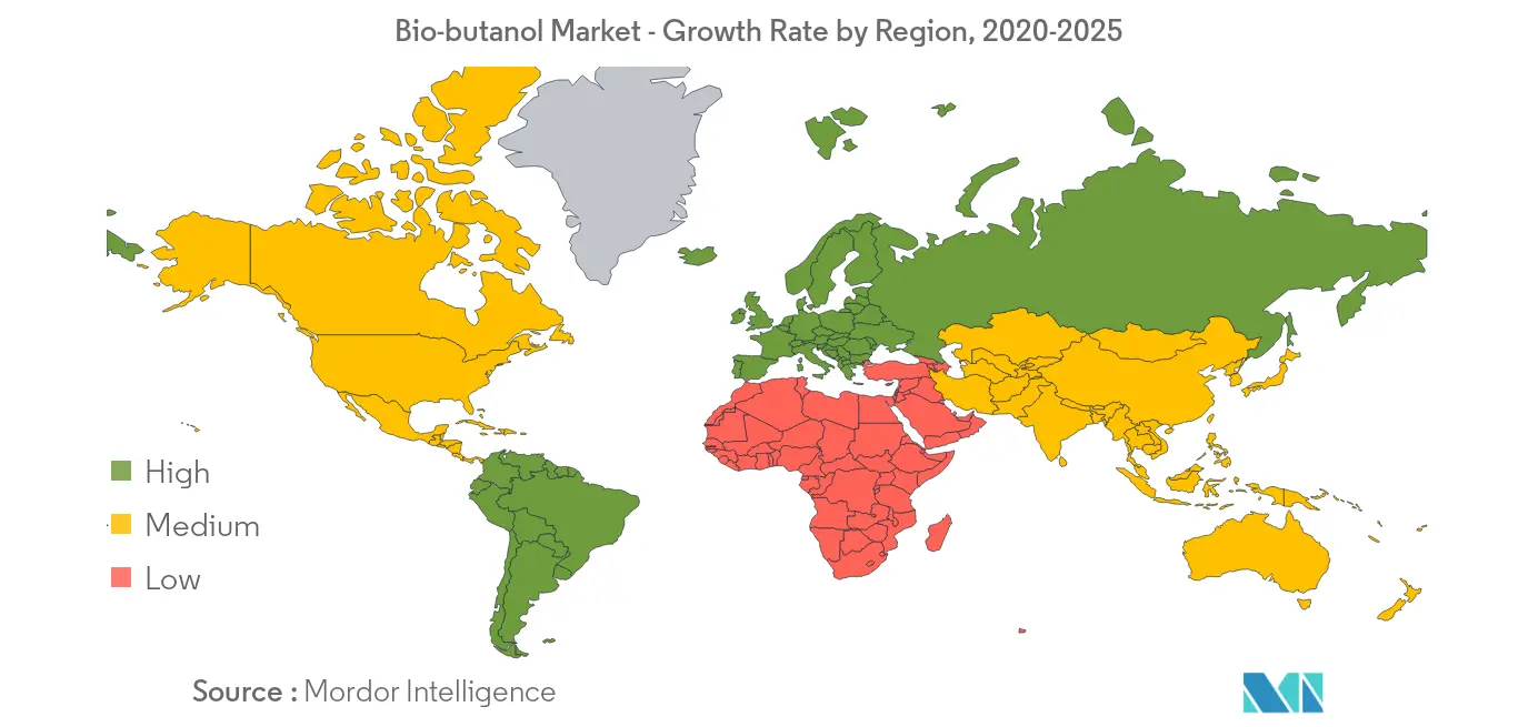 Bio-butanol Market Regional Trends