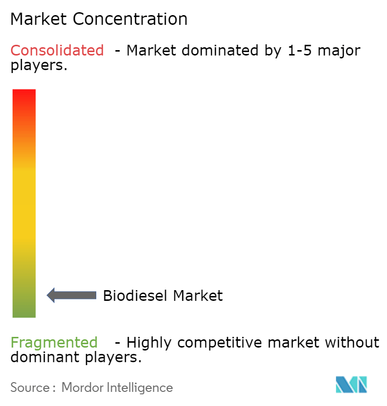 Biodiesel Market Concentration