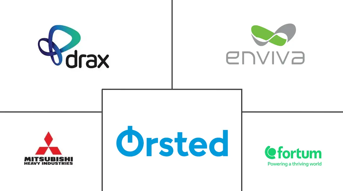Principales actores en Mercado de Bioenergía industria