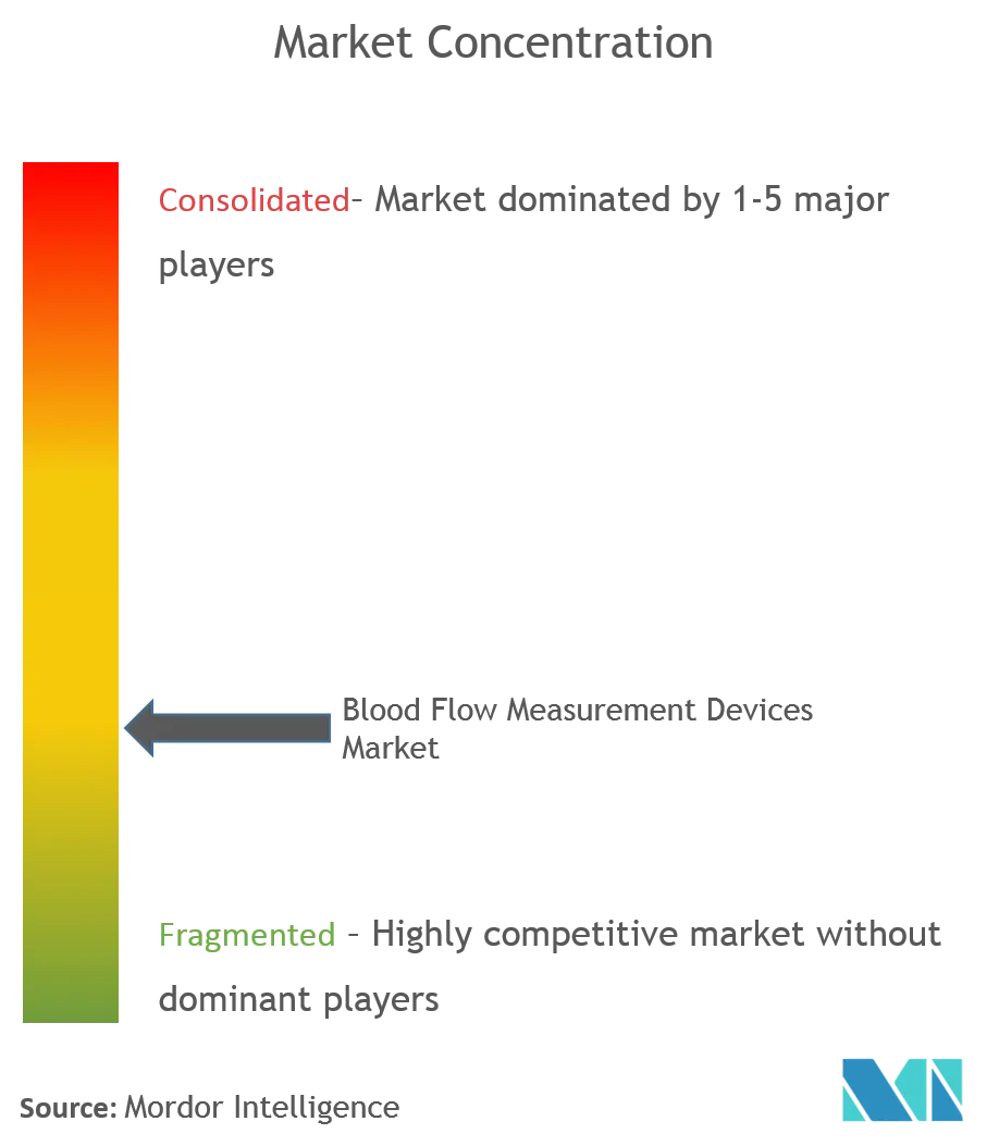 Global Blood Flow Measurement Devices Market Concentration