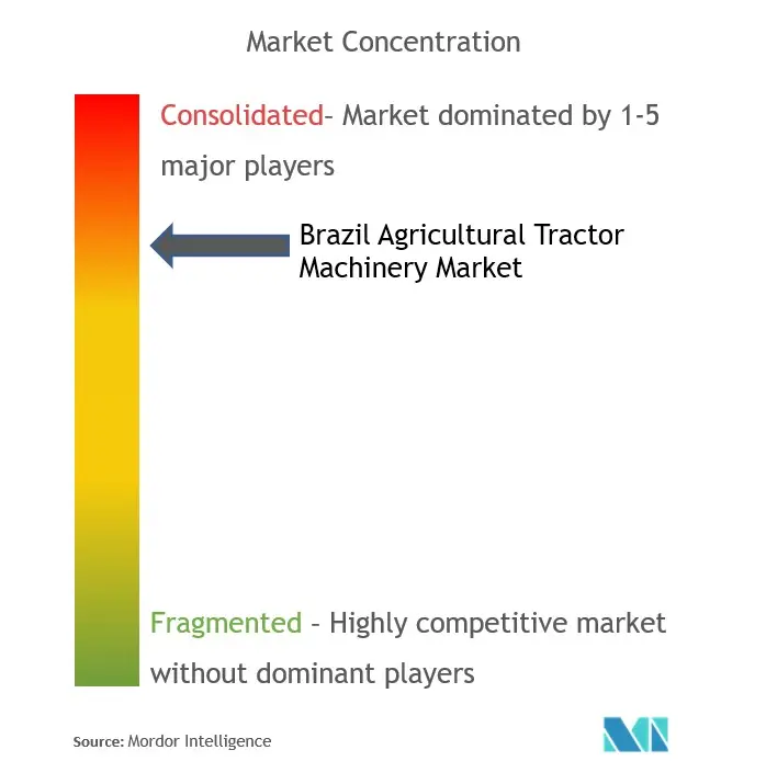 Brazil Agricultural Tractor Machinery Market Concentration