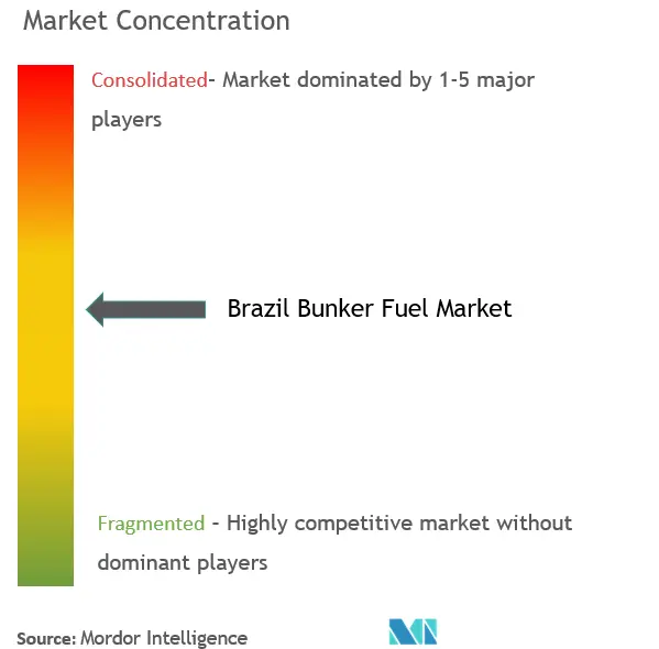 Brazil Bunker Fuel Market Concentration