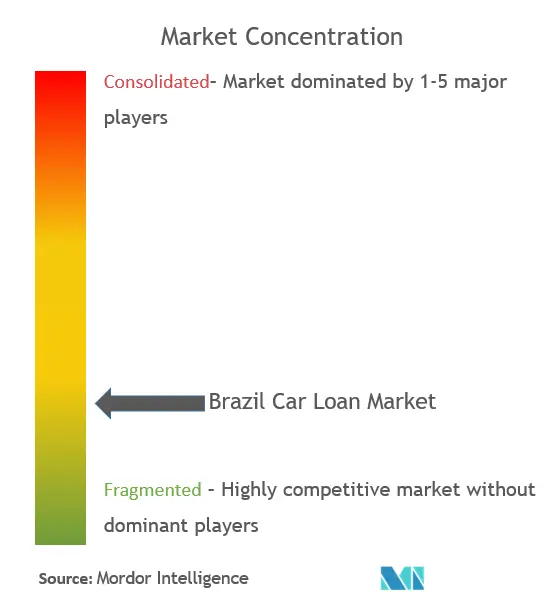 Brazil Car Loan Market Concentration