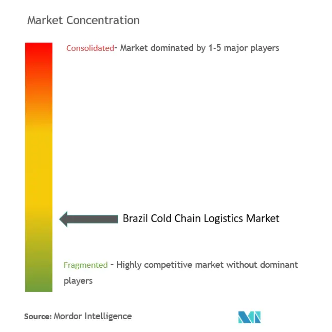 Brazil Cold Chain Logistics Market Concentration