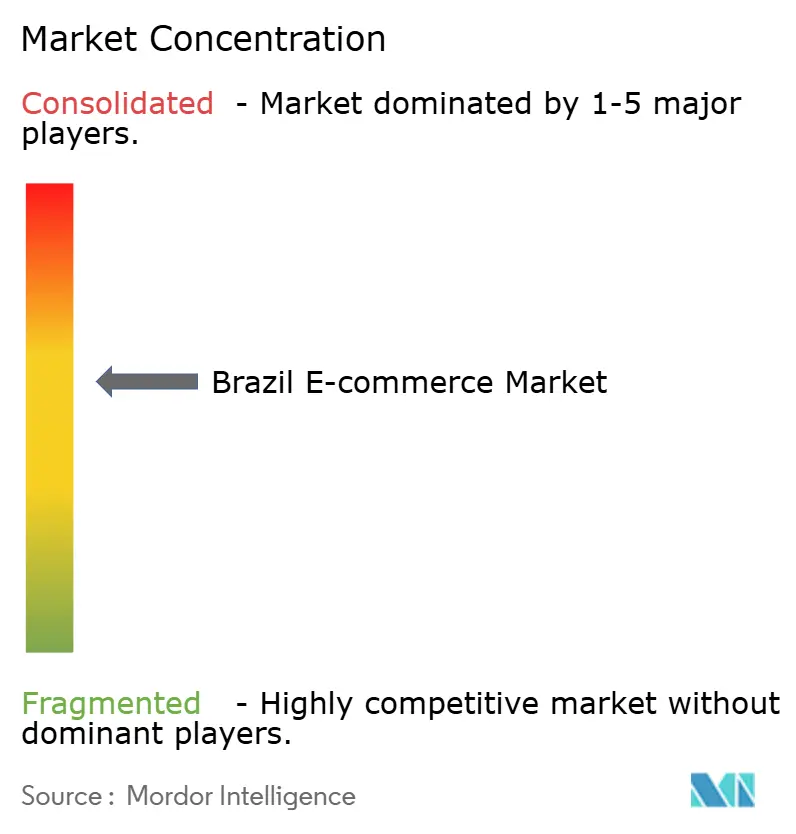 Brazil E-commerce Market Concentration